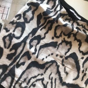DIANE Von Furstenberg Leopard Print Skirt